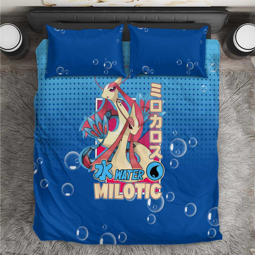 Milotic from Poké Bedding Set with Water Type Ability and Graceful Pose Design - The Mazicc
