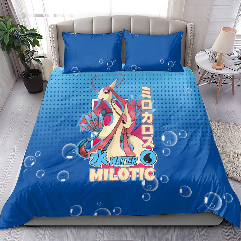 Milotic from Poké Bedding Set with Water Type Ability and Graceful Pose Design - The Mazicc