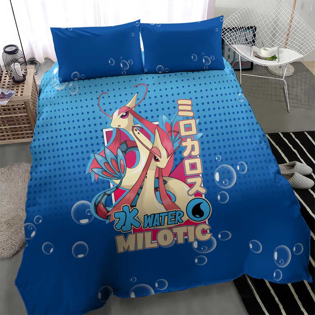 Milotic from Poké Bedding Set with Water Type Ability and Graceful Pose Design - The Mazicc
