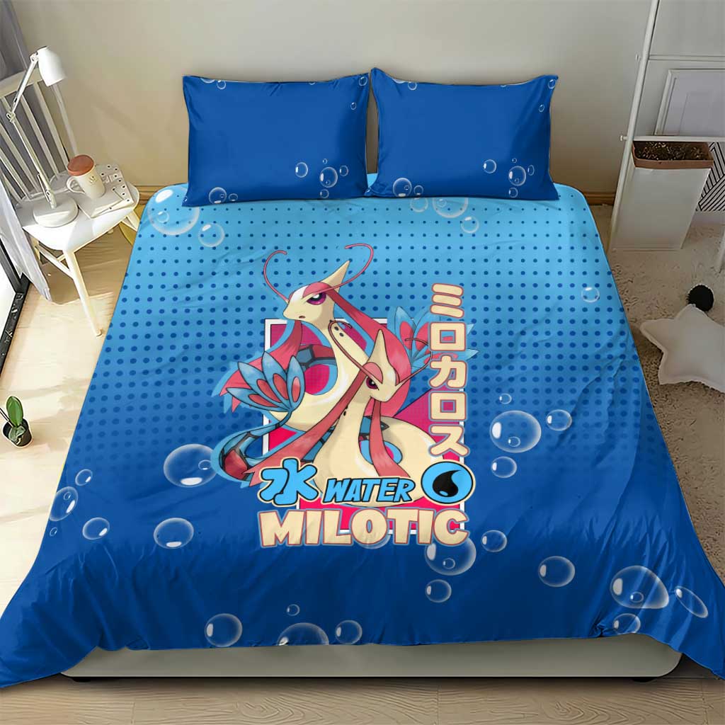 Milotic from Poké Bedding Set with Water Type Ability and Graceful Pose Design - The Mazicc