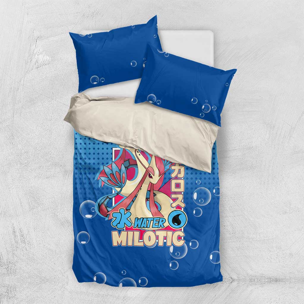 Milotic from Poké Bedding Set with Water Type Ability and Graceful Pose Design - The Mazicc