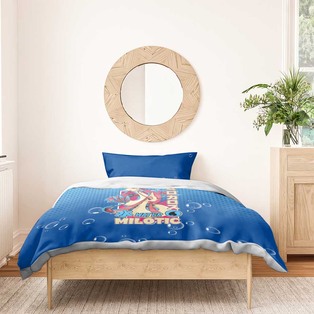 Milotic from Poké Bedding Set with Water Type Ability and Graceful Pose Design - The Mazicc