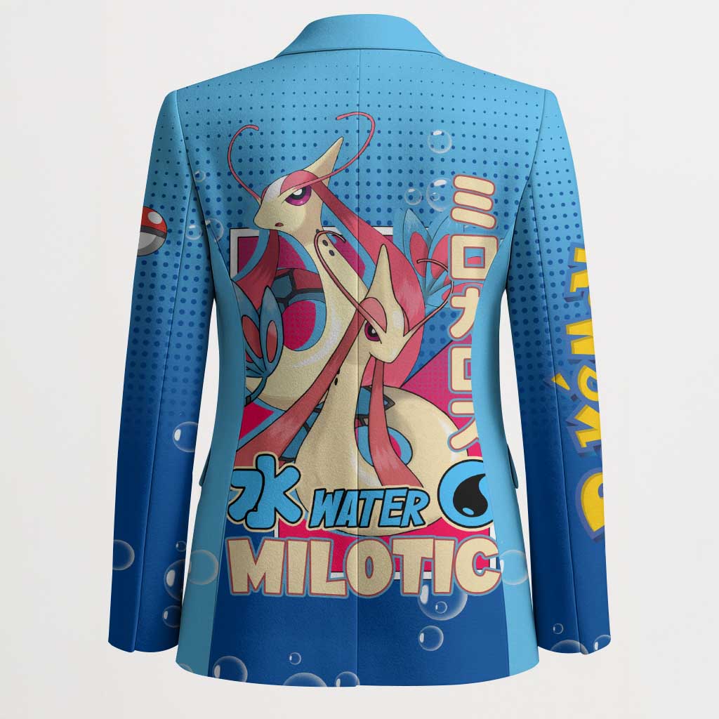 Milotic from Poké Blazer with Water Type Ability and Graceful Pose Design - The Mazicc
