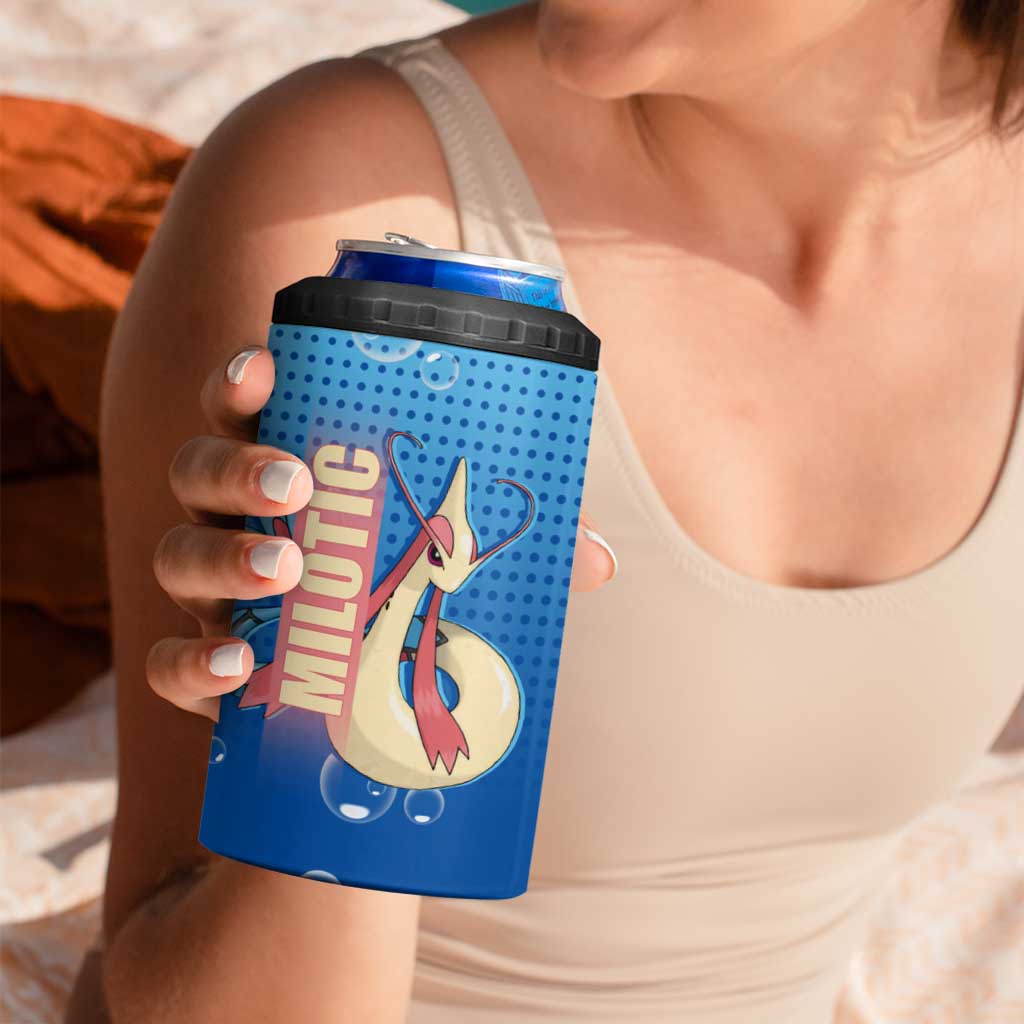 Milotic from Poké 4 in 1 Can Cooler Tumbler with Water Type Ability and Graceful Pose Design - The Mazicc