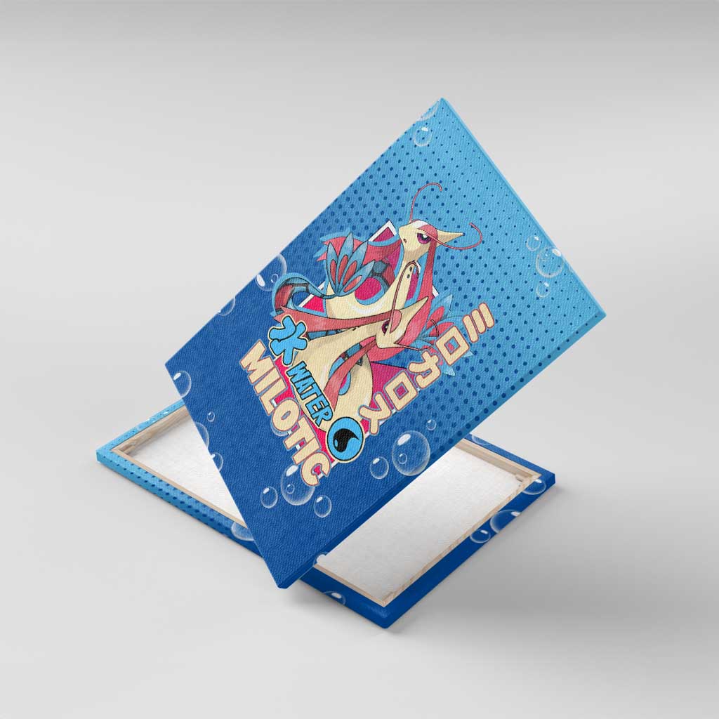 Milotic from Poké Canvas Wall Art with Water Type Ability and Graceful Pose Design - The Mazicc