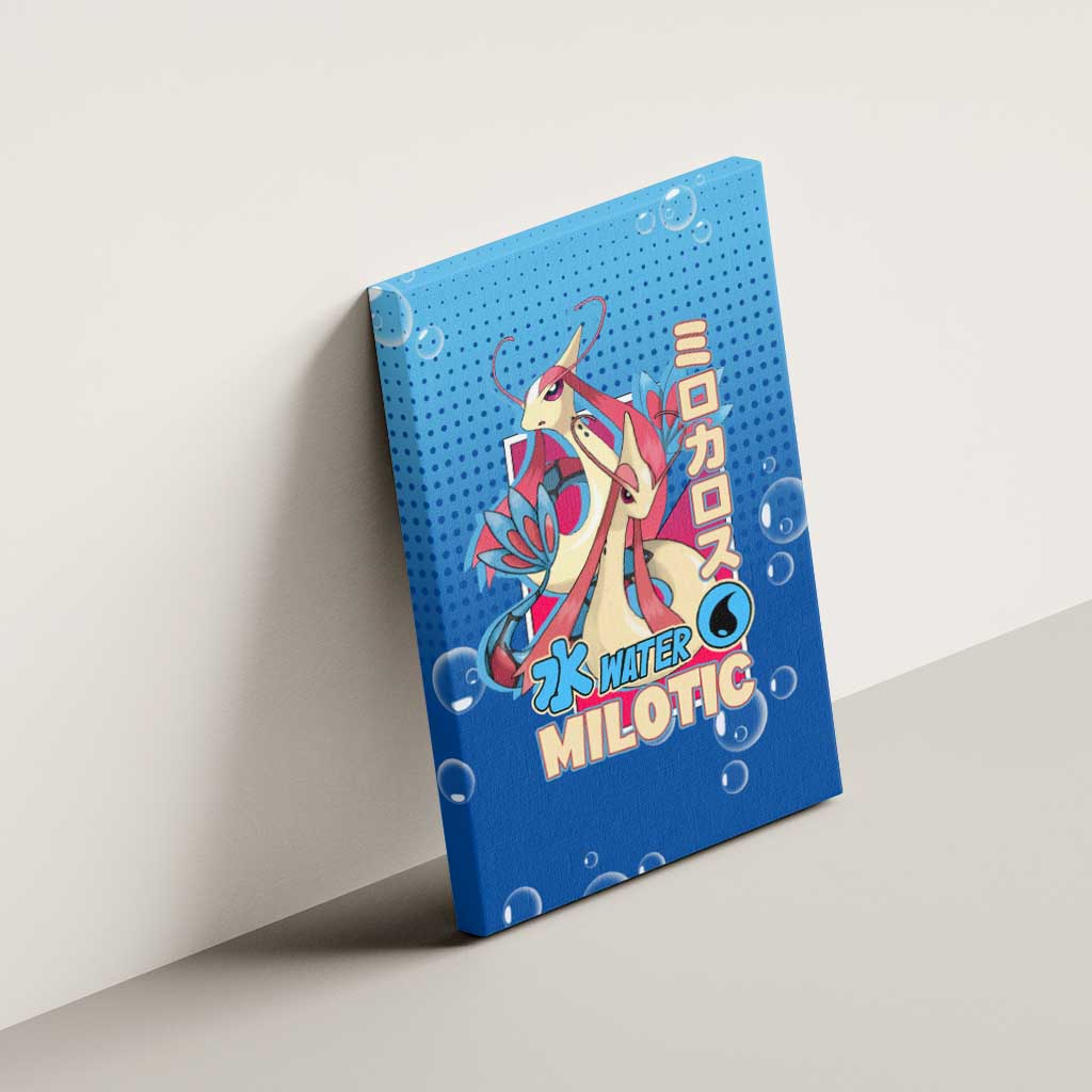 Milotic from Poké Canvas Wall Art with Water Type Ability and Graceful Pose Design - The Mazicc
