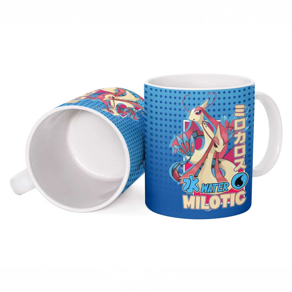 Milotic from Poké Ceramic Mug with Water Type Ability and Graceful Pose Design - The Mazicc