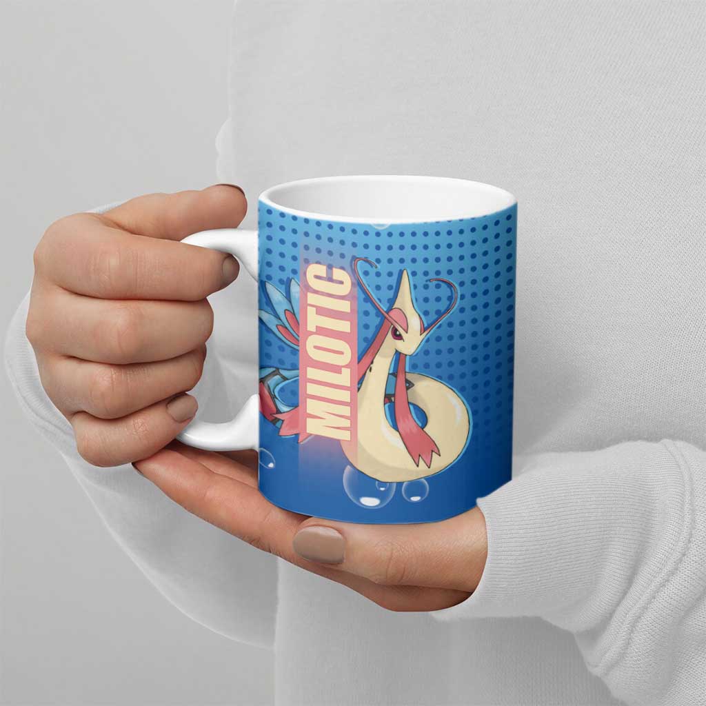 Milotic from Poké Ceramic Mug with Water Type Ability and Graceful Pose Design - The Mazicc