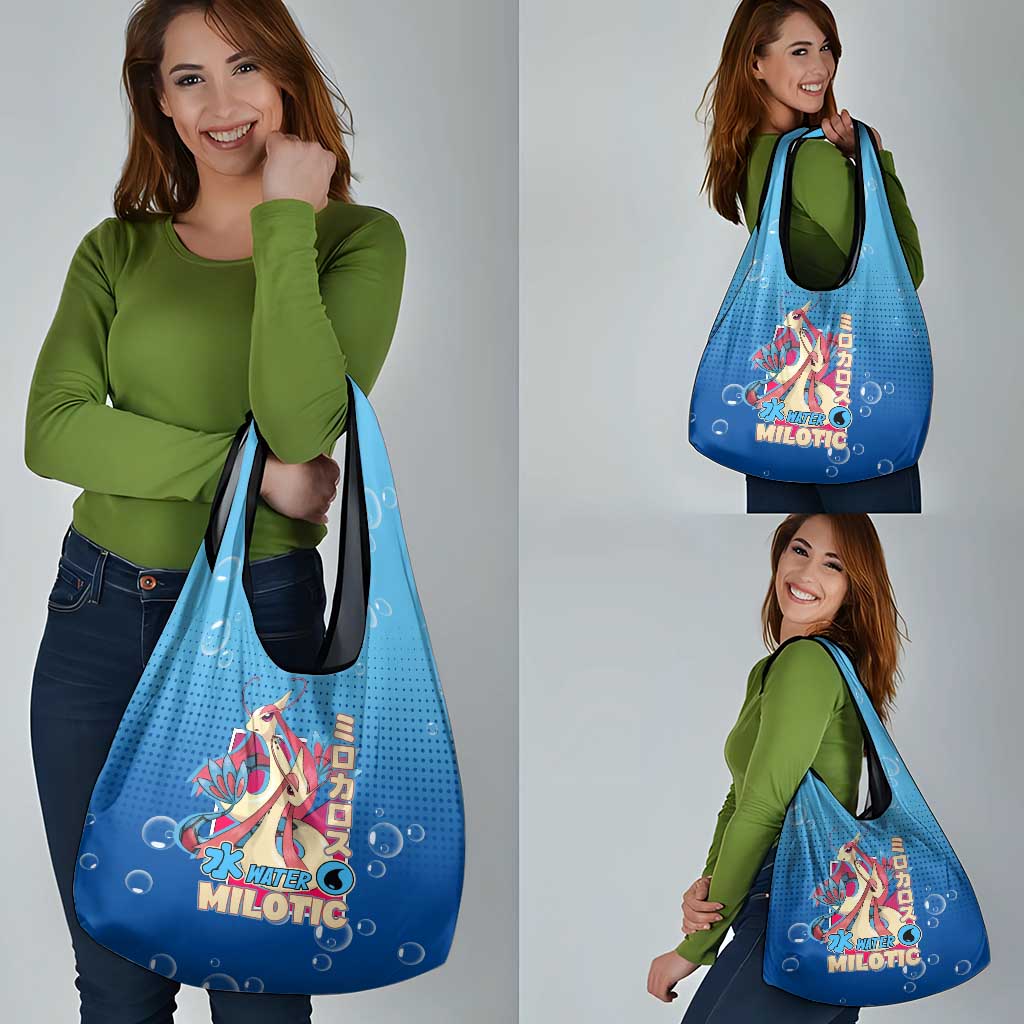 Milotic from Poké Grocery Bag with Water Type Ability and Graceful Pose Design - The Mazicc