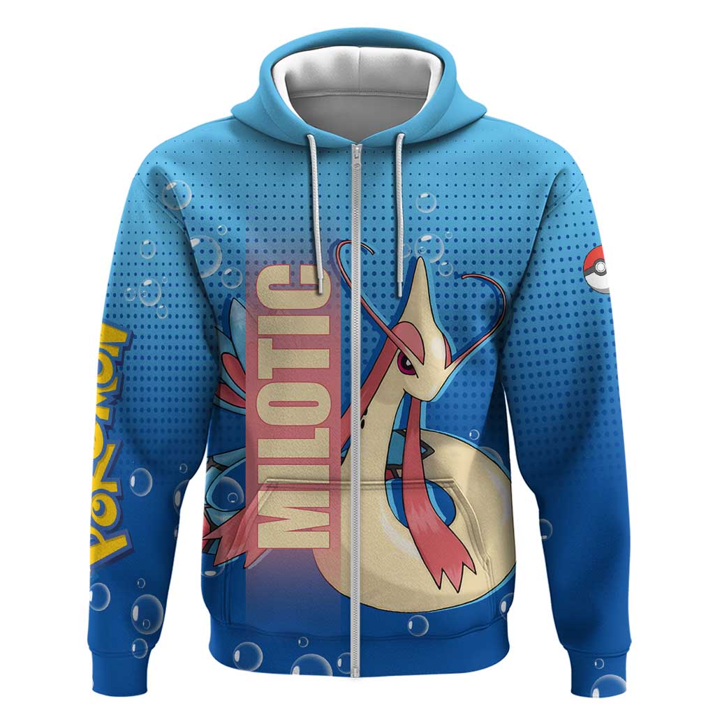 Milotic from Poké Hoodie with Water Type Ability and Graceful Pose Design - The Mazicc