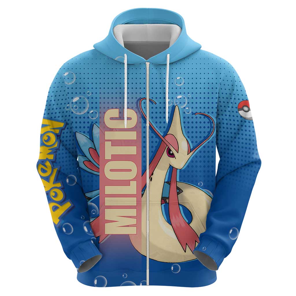 Milotic from Poké Hoodie with Water Type Ability and Graceful Pose Design - The Mazicc