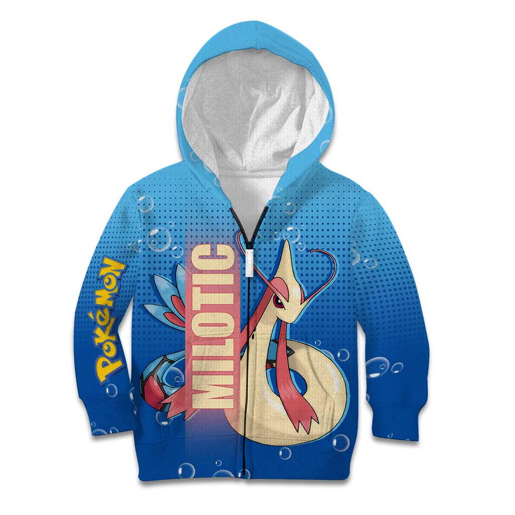 Milotic from Poké Kid Hoodie with Water Type Ability and Graceful Pose Design - The Mazicc