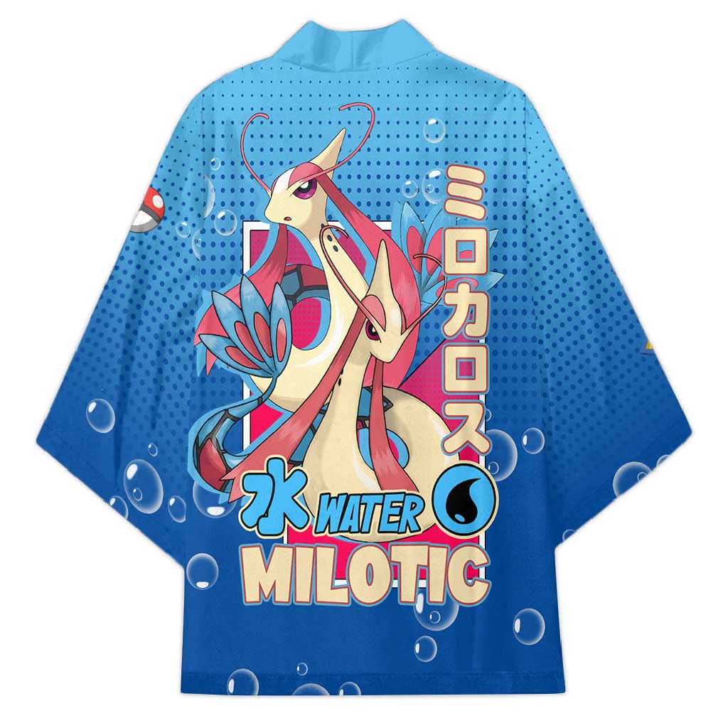 Milotic from Poké Kimono with Water Type Ability and Graceful Pose Design - The Mazicc