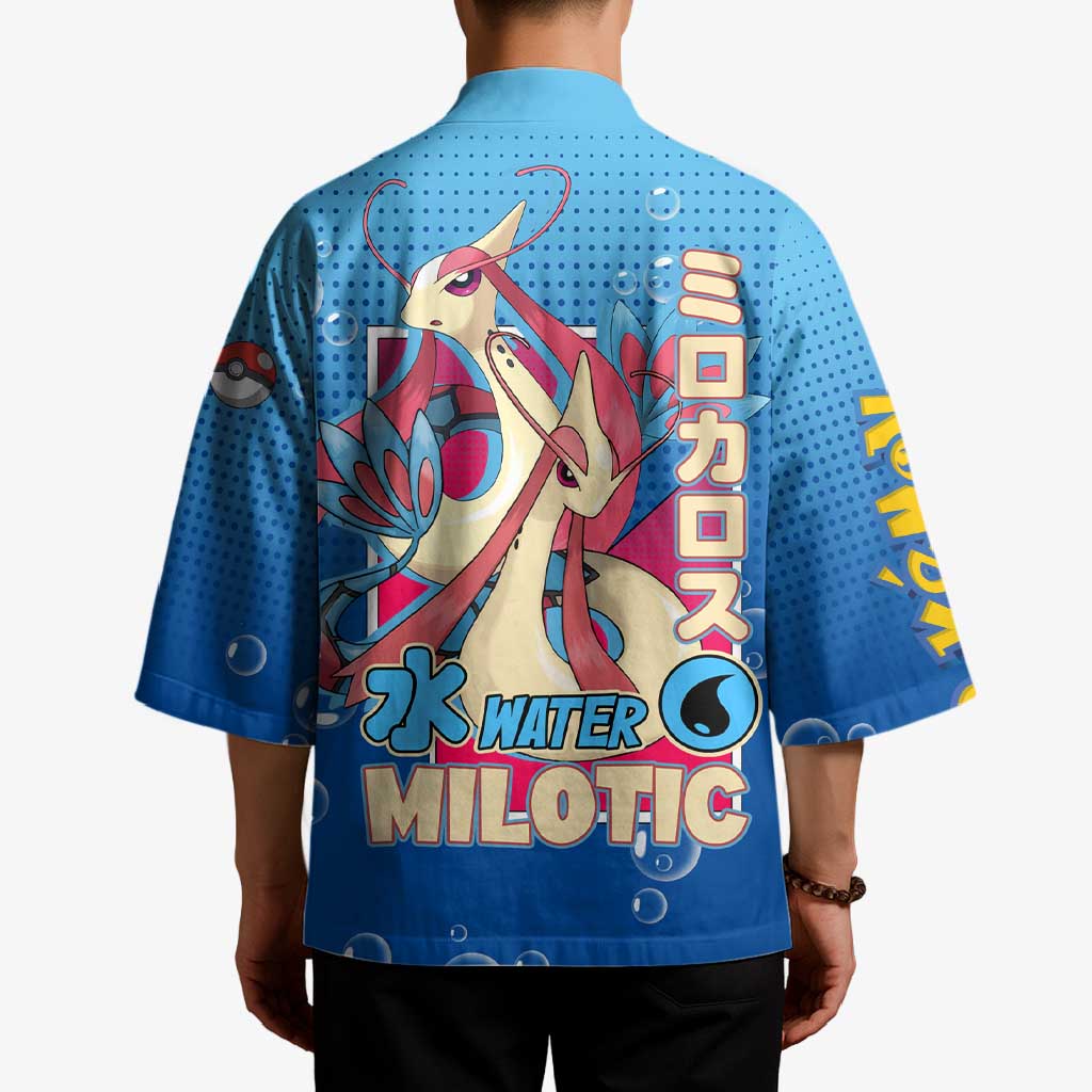 Milotic from Poké Kimono with Water Type Ability and Graceful Pose Design - The Mazicc