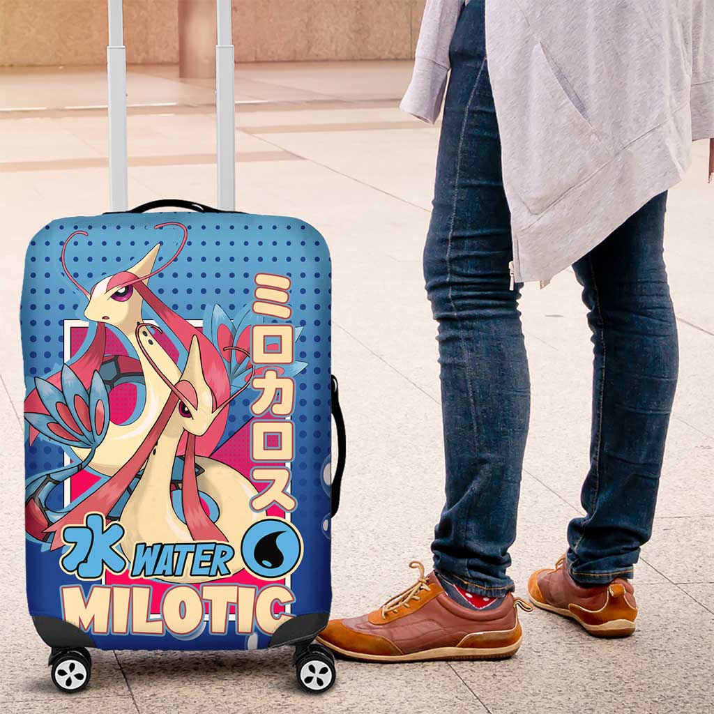 Milotic from Poké Luggage Cover with Water Type Ability and Graceful Pose Design - The Mazicc