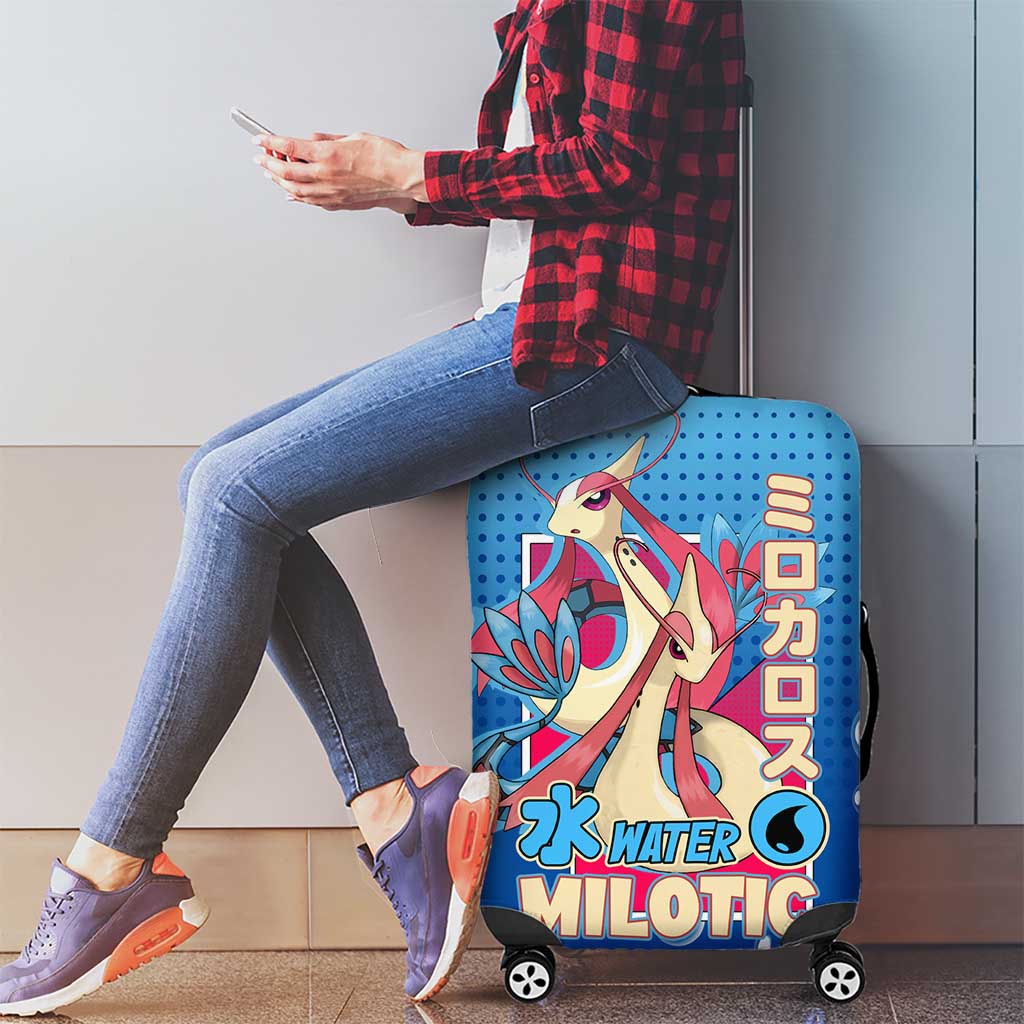 Milotic from Poké Luggage Cover with Water Type Ability and Graceful Pose Design - The Mazicc