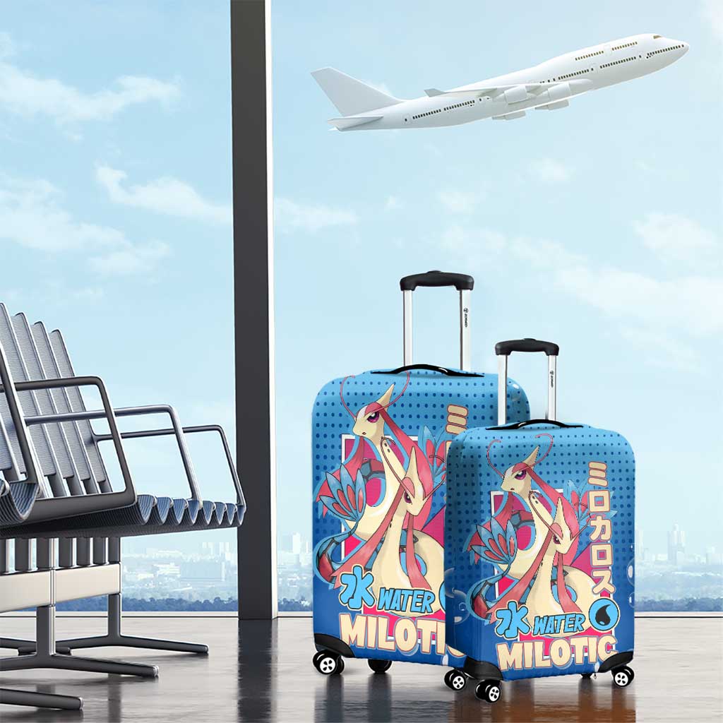 Milotic from Poké Luggage Cover with Water Type Ability and Graceful Pose Design - The Mazicc