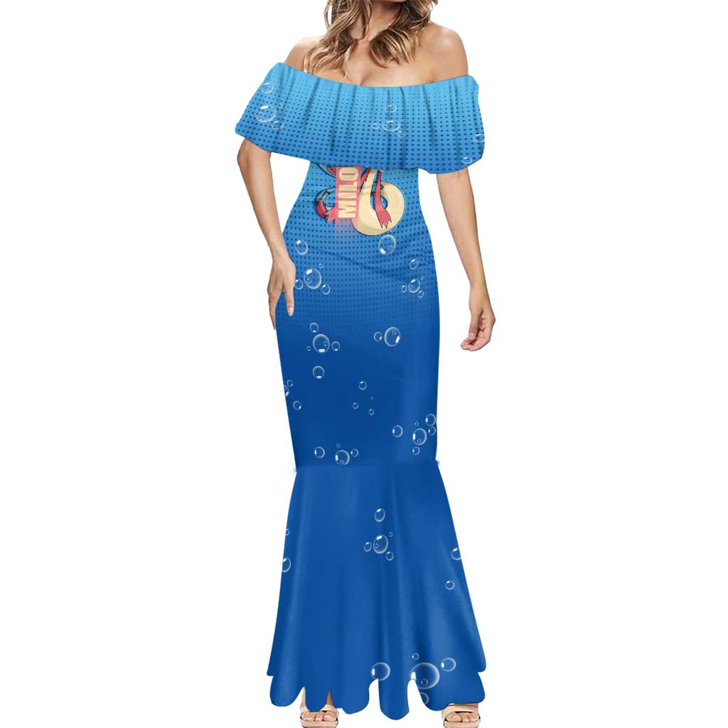 Milotic from Poké Mermaid Dress with Water Type Ability and Graceful Pose Design - The Mazicc