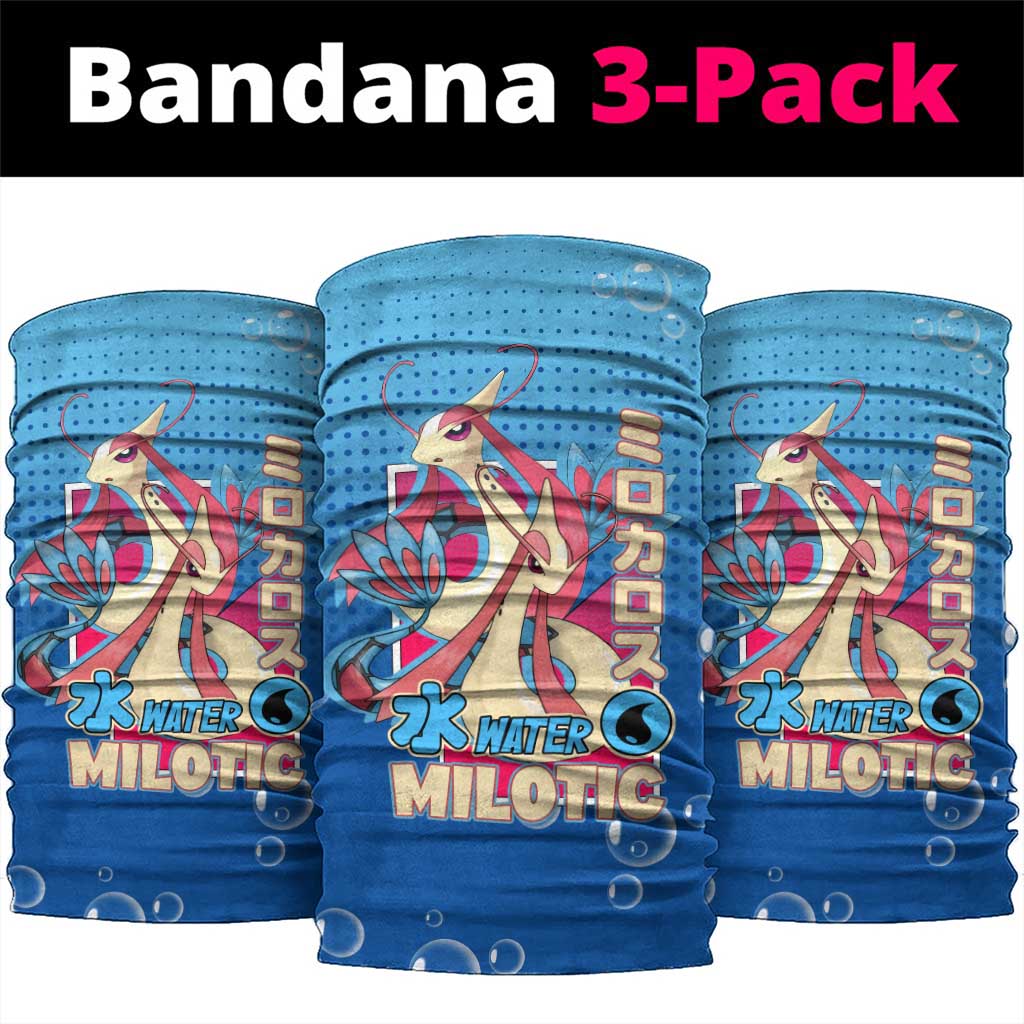 Milotic from Poké Neck Gaiter with Water Type Ability and Graceful Pose Design - The Mazicc