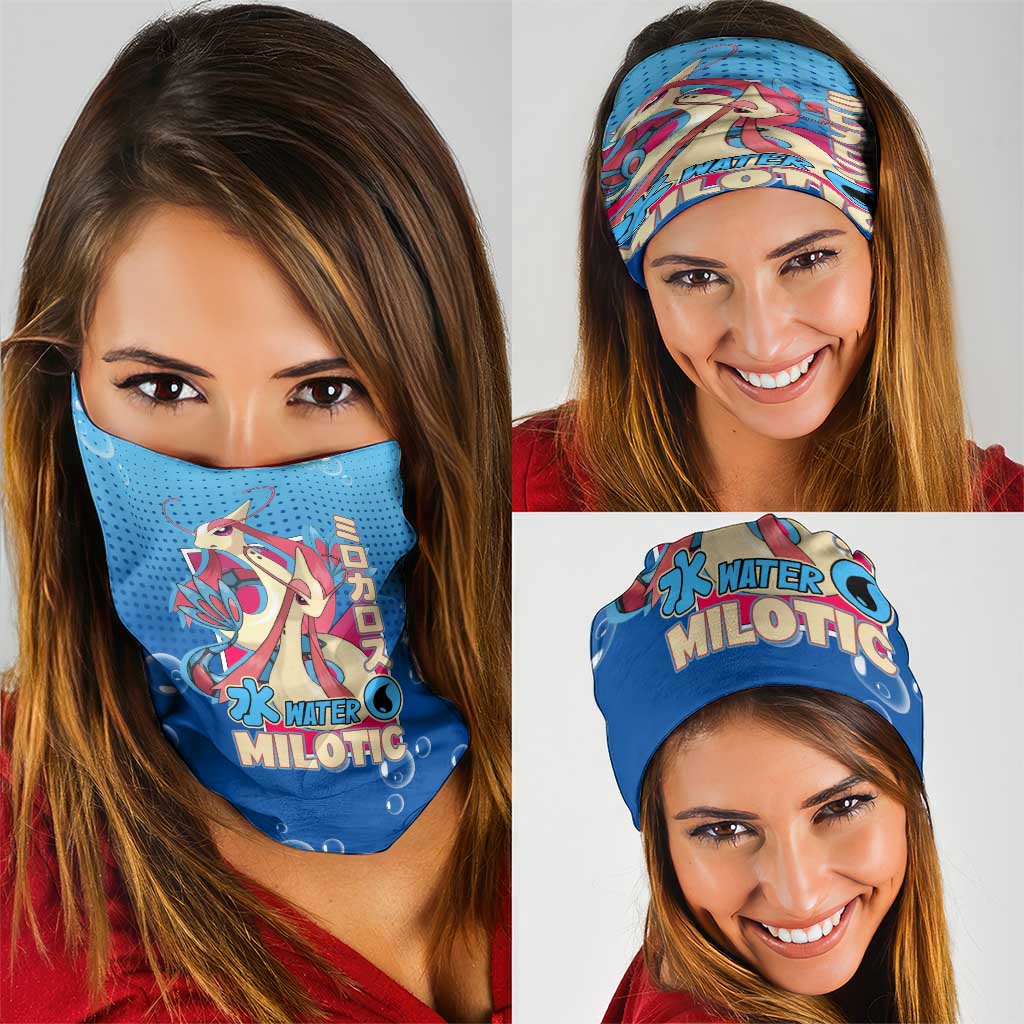 Milotic from Poké Neck Gaiter with Water Type Ability and Graceful Pose Design - The Mazicc