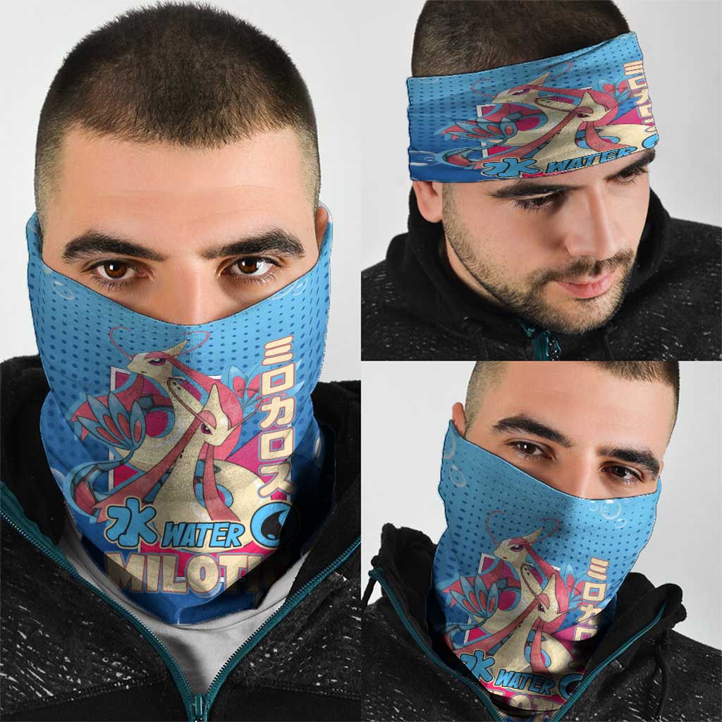 Milotic from Poké Neck Gaiter with Water Type Ability and Graceful Pose Design - The Mazicc
