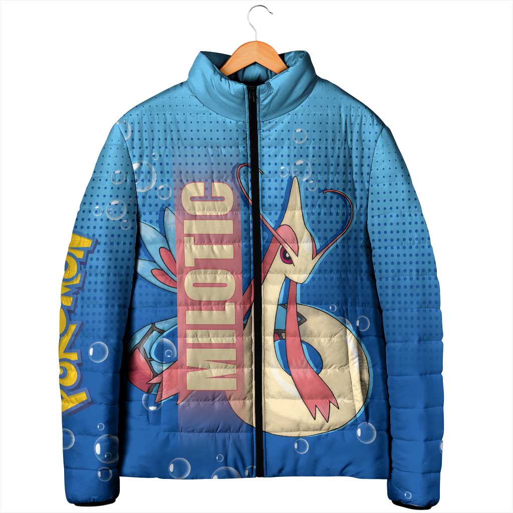 Milotic from Poké Padded Jacket with Water Type Ability and Graceful Pose Design - The Mazicc