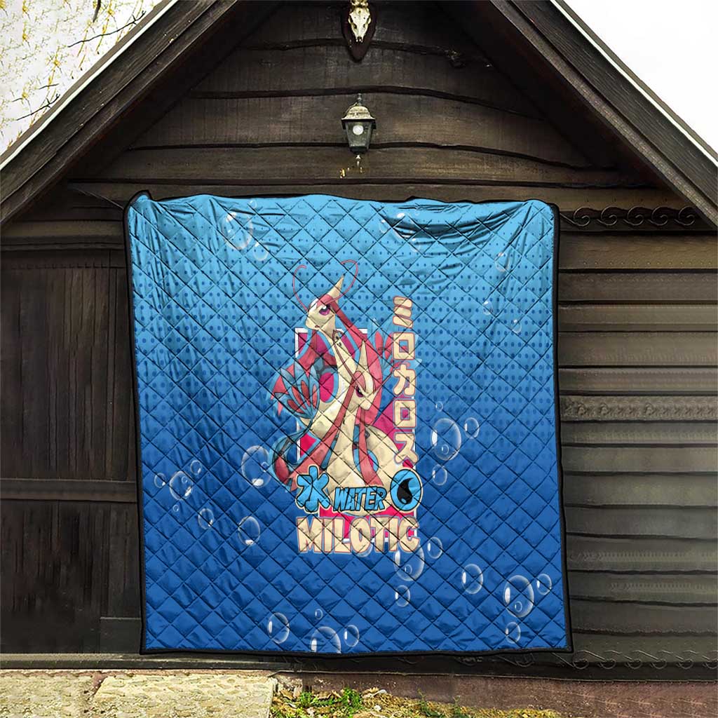 Milotic from Poké Quilt with Water Type Ability and Graceful Pose Design - The Mazicc