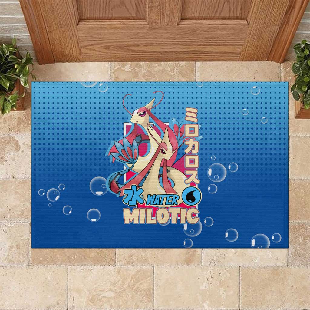 Milotic from Poké Rubber Doormat with Water Type Ability and Graceful Pose Design - The Mazicc