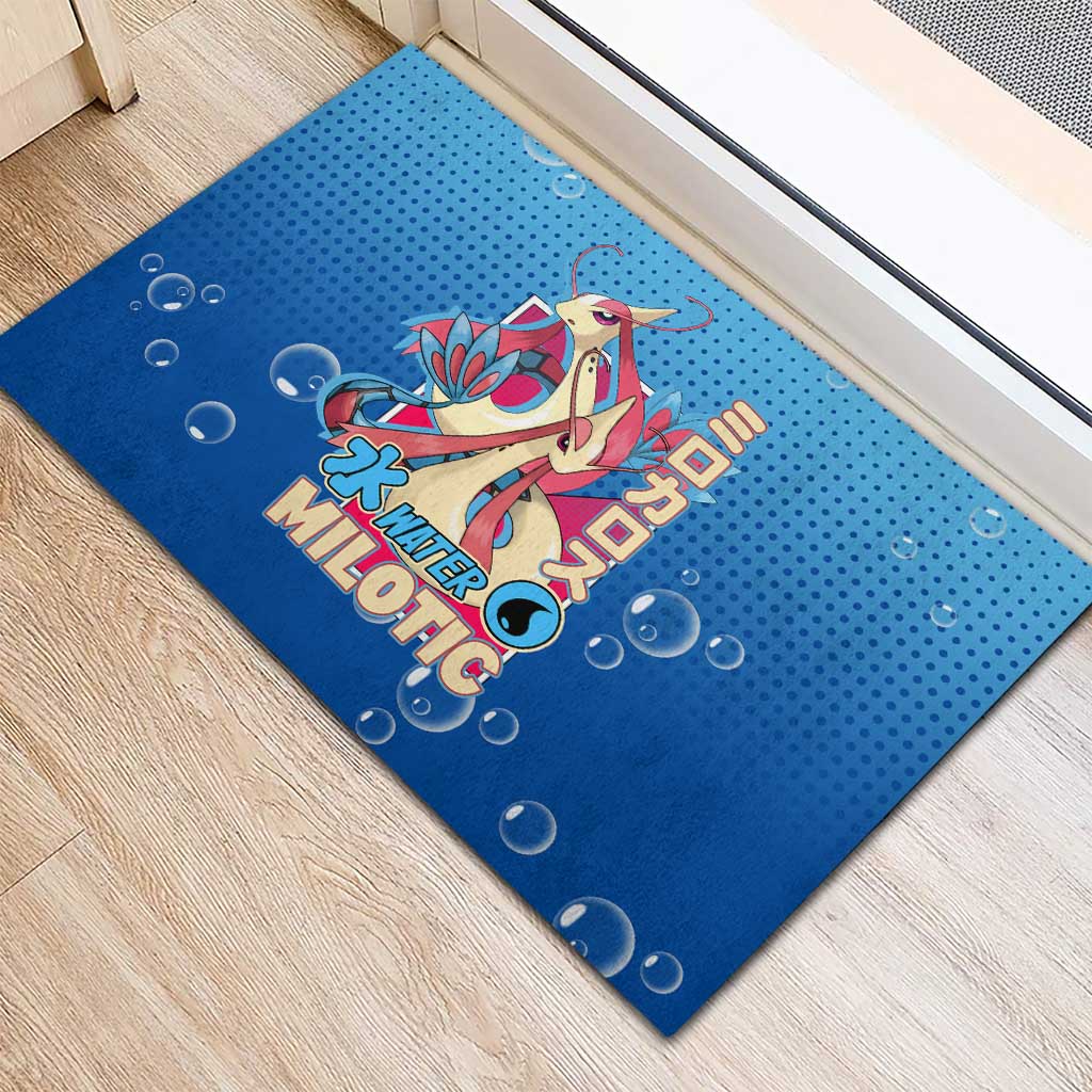 Milotic from Poké Rubber Doormat with Water Type Ability and Graceful Pose Design - The Mazicc