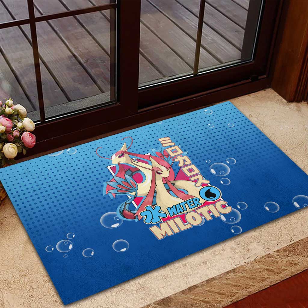 Milotic from Poké Rubber Doormat with Water Type Ability and Graceful Pose Design - The Mazicc