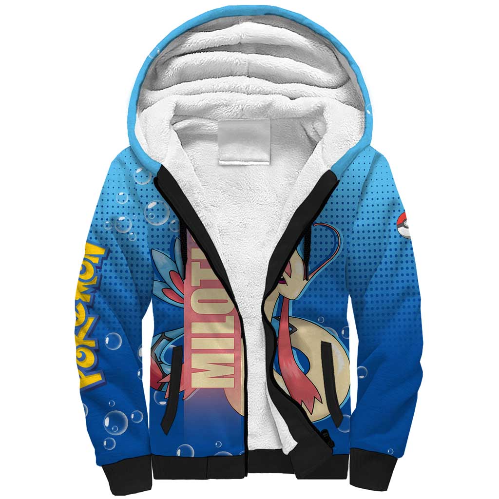 Milotic from Poké Sherpa Hoodie with Water Type Ability and Graceful Pose Design - The Mazicc