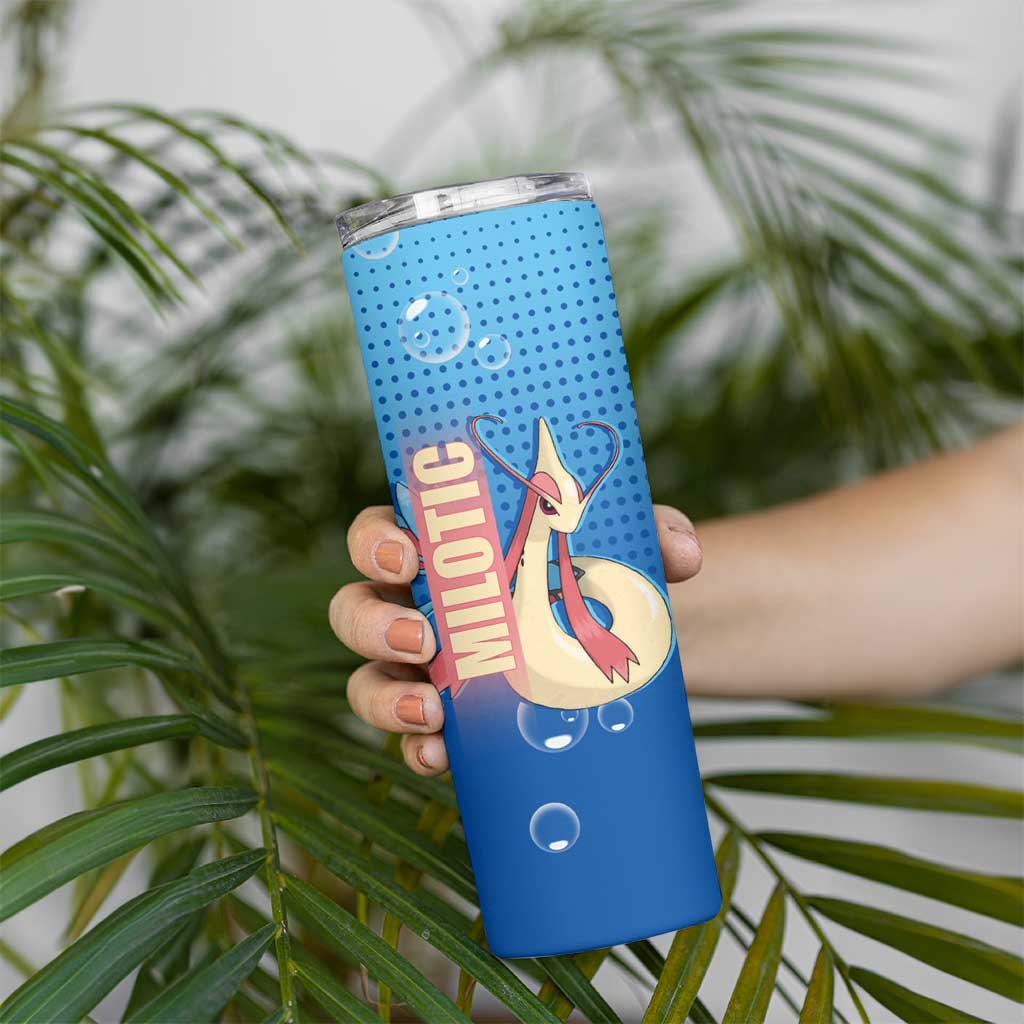 Milotic from Poké Skinny Tumbler with Water Type Ability and Graceful Pose Design - The Mazicc