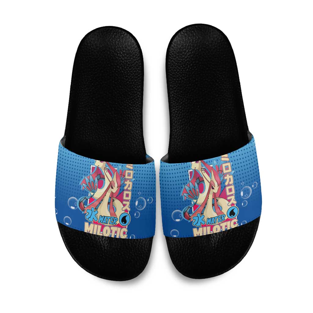 Milotic from Poké Slide Sandals with Water Type Ability and Graceful Pose Design - The Mazicc