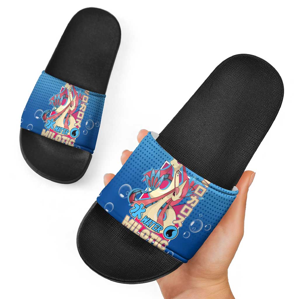 Milotic from Poké Slide Sandals with Water Type Ability and Graceful Pose Design - The Mazicc
