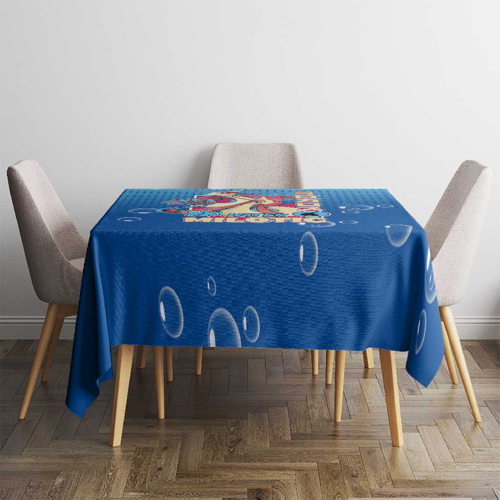 Milotic from Poké Tablecloth with Water Type Ability and Graceful Pose Design - The Mazicc