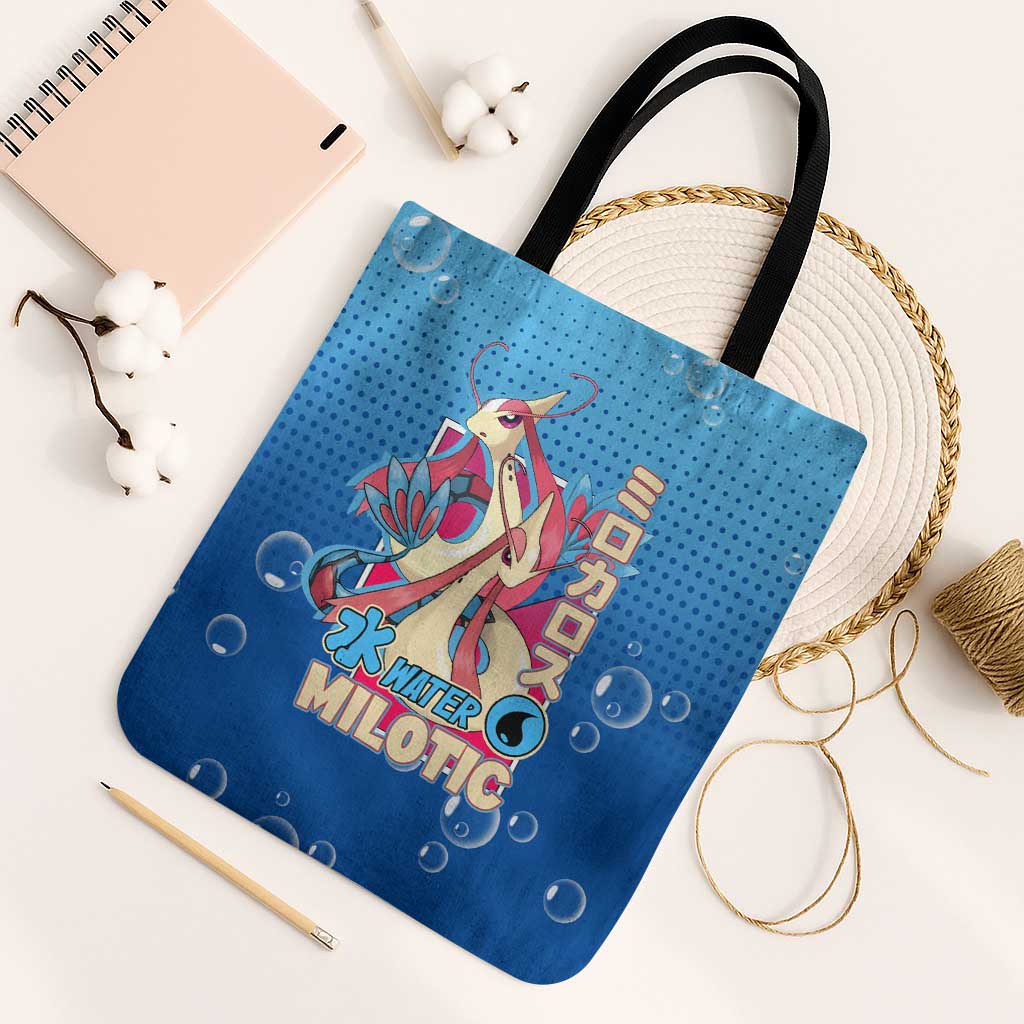 Milotic from Poké Tote Bag with Water Type Ability and Graceful Pose Design - The Mazicc