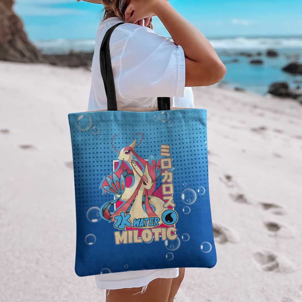 Milotic from Poké Tote Bag with Water Type Ability and Graceful Pose Design - The Mazicc