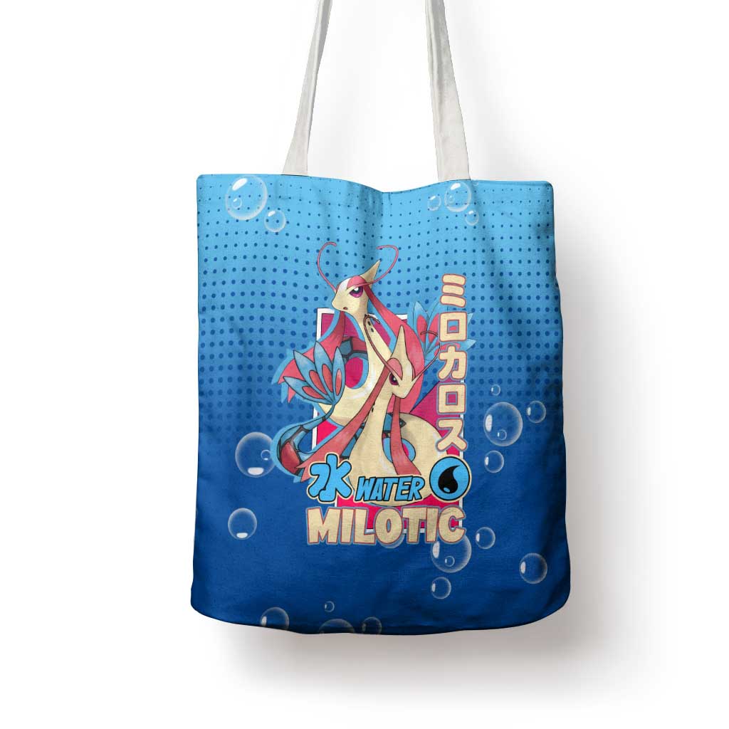 Milotic from Poké Tote Bag with Water Type Ability and Graceful Pose Design - The Mazicc
