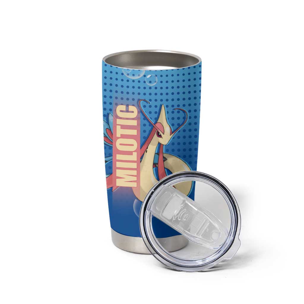 Milotic from Poké Tumbler Cup with Water Type Ability and Graceful Pose Design - The Mazicc