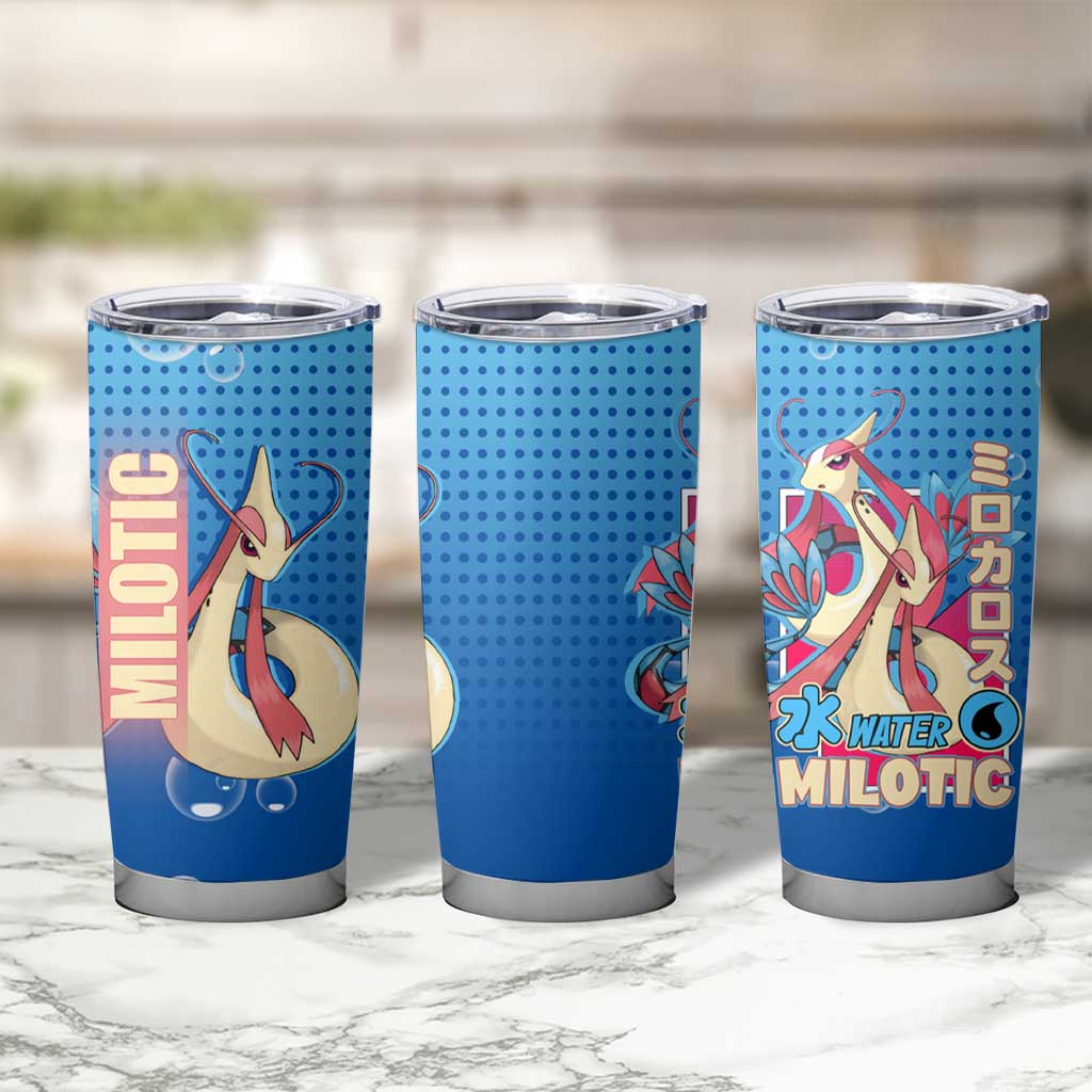 Milotic from Poké Tumbler Cup with Water Type Ability and Graceful Pose Design - The Mazicc