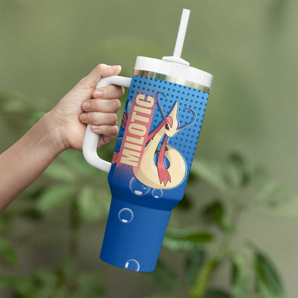 Milotic from Poké Tumbler With Handle with Water Type Ability and Graceful Pose Design - The Mazicc