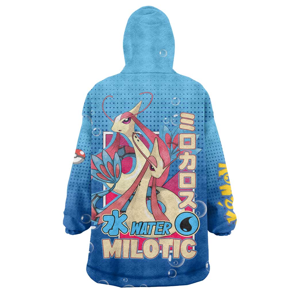 Milotic from Poké Wearable Blanket Hoodie with Water Type Ability and Graceful Pose Design - The Mazicc