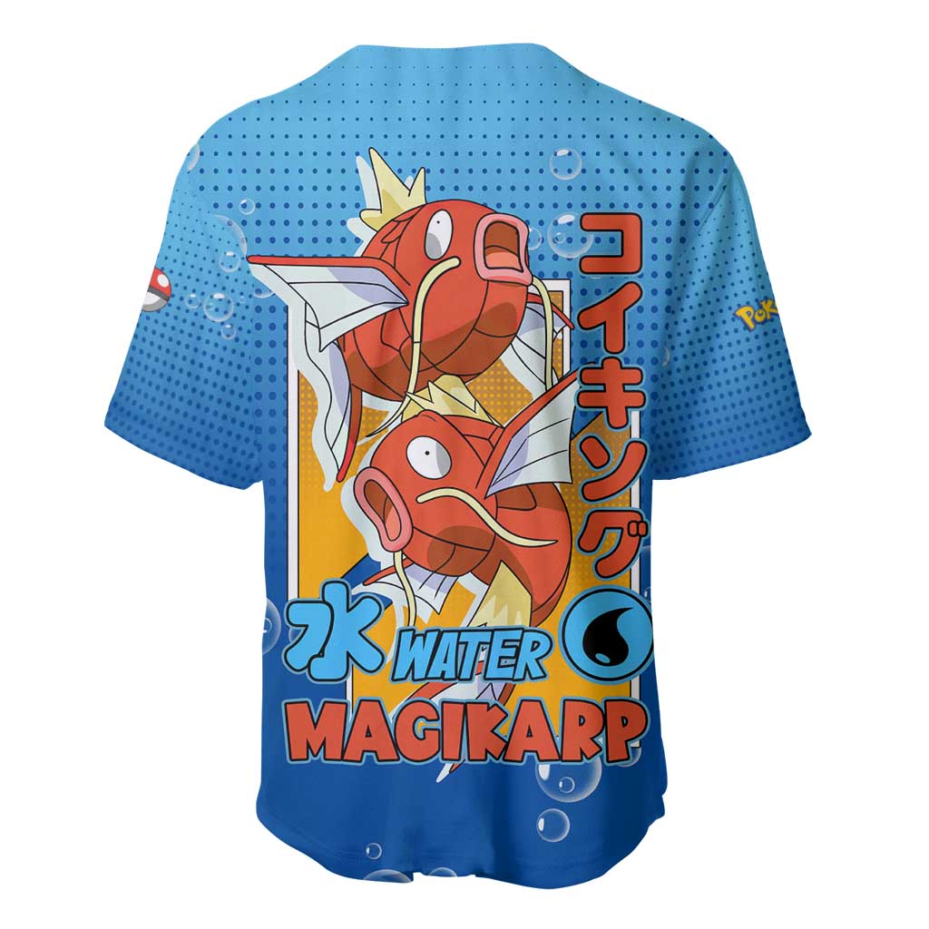 Magikarp from Poké Baseball Jersey with Water Type Power and Splashing Design - The Mazicc