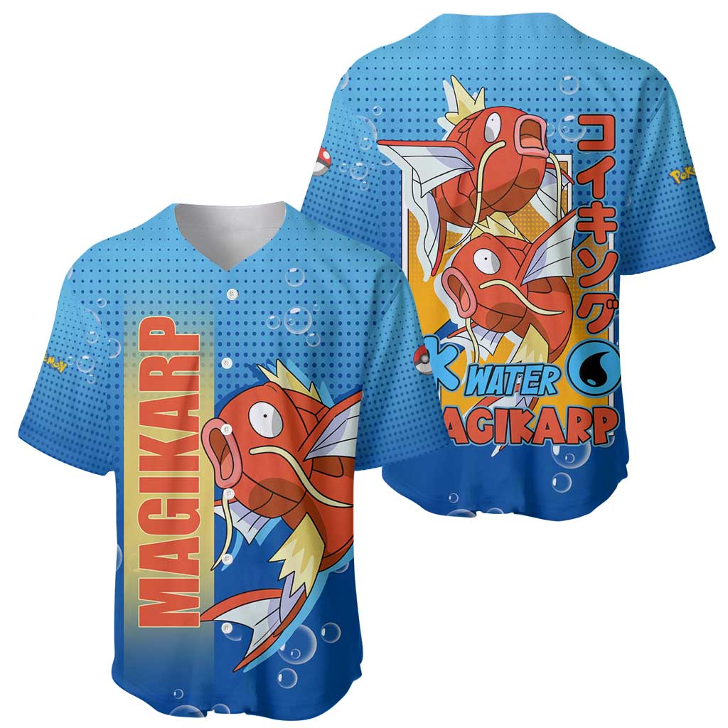 Magikarp from Poké Baseball Jersey with Water Type Power and Splashing Design - The Mazicc
