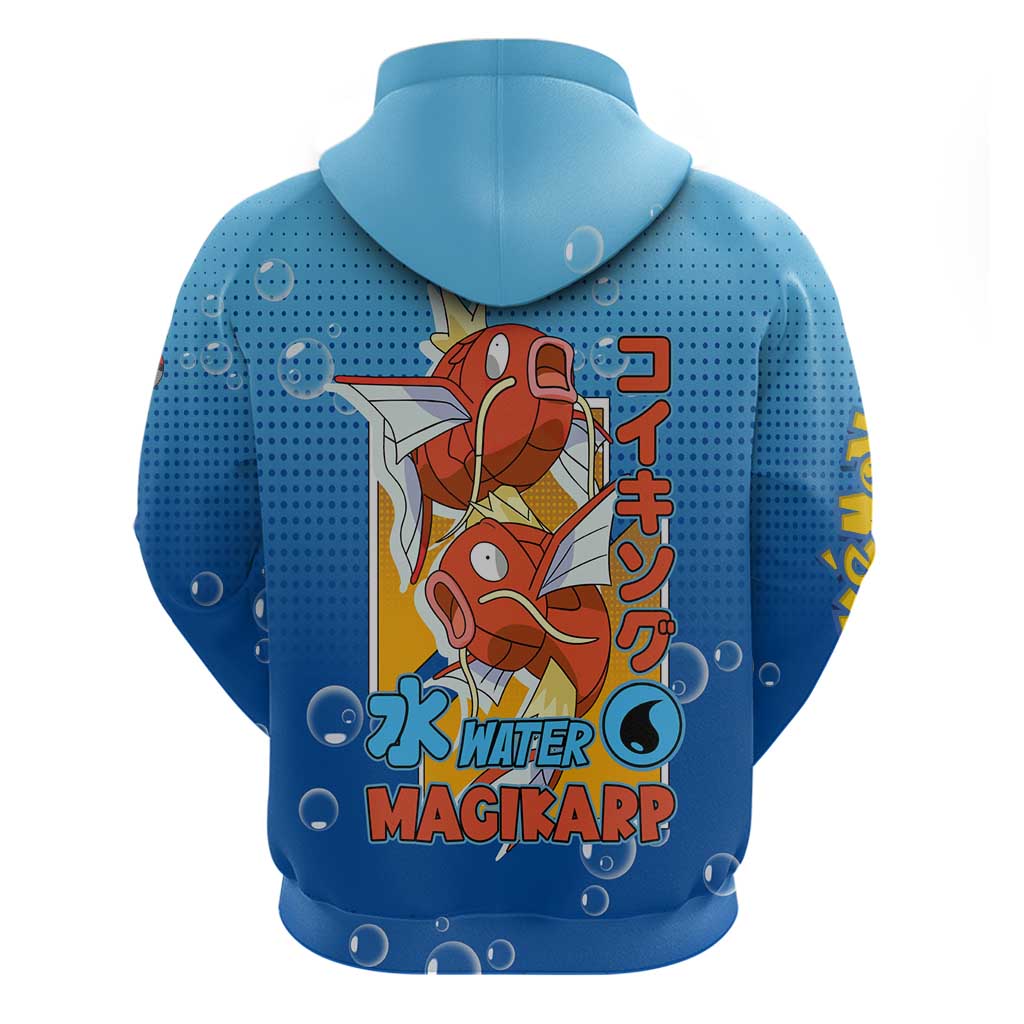 Magikarp from Poké Hoodie with Water Type Power and Splashing Design - The Mazicc