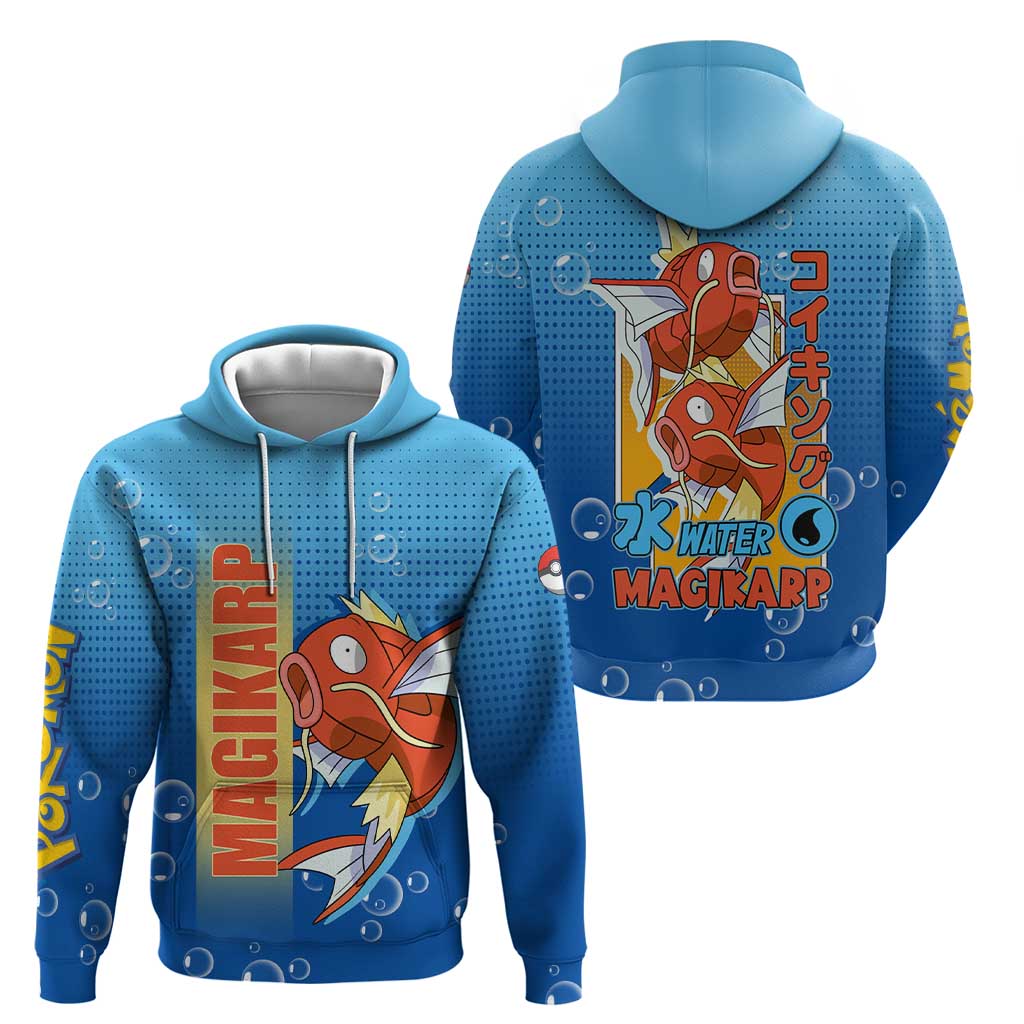Magikarp from Poké Hoodie with Water Type Power and Splashing Design - The Mazicc