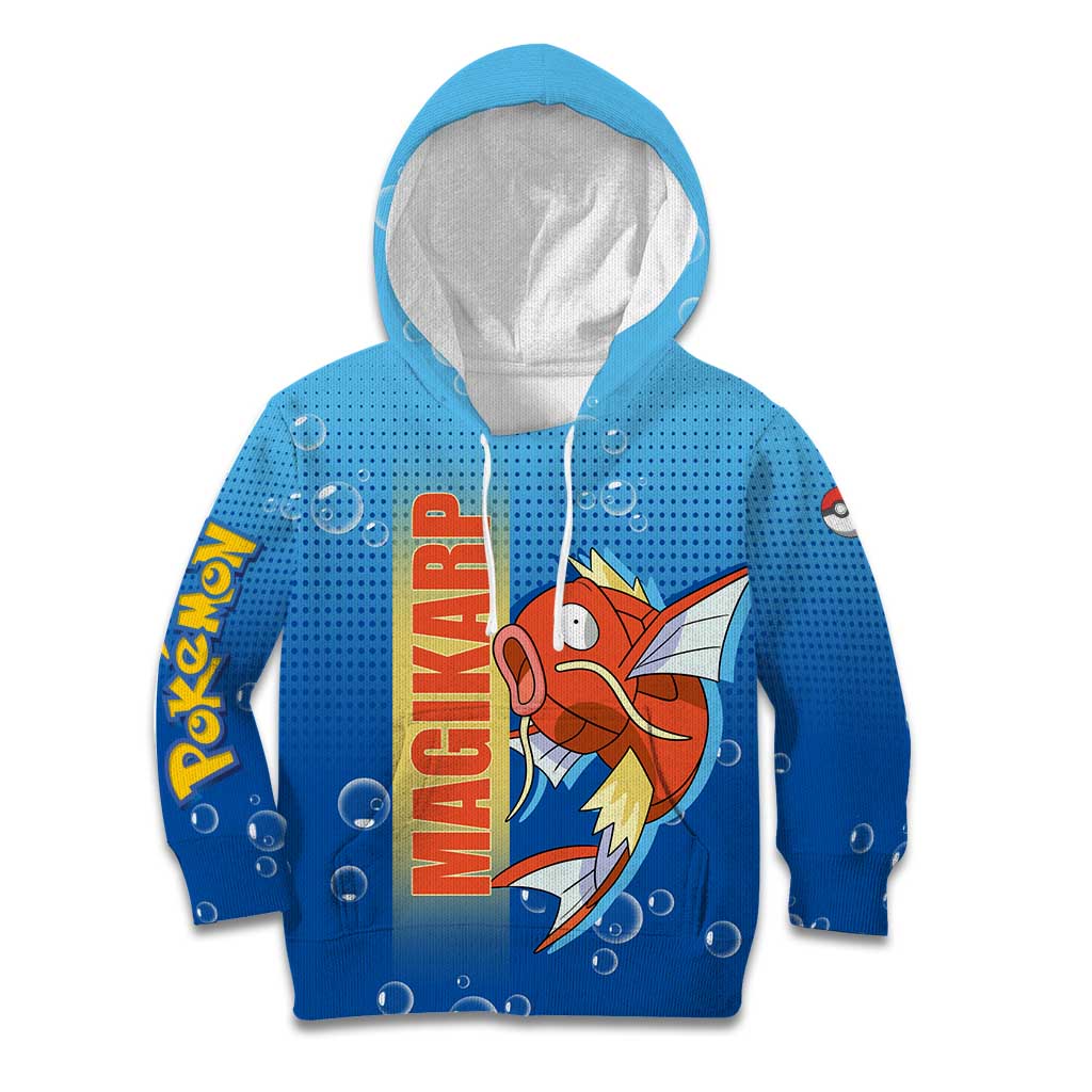 Magikarp from Poké Kid Hoodie with Water Type Power and Splashing Design - The Mazicc