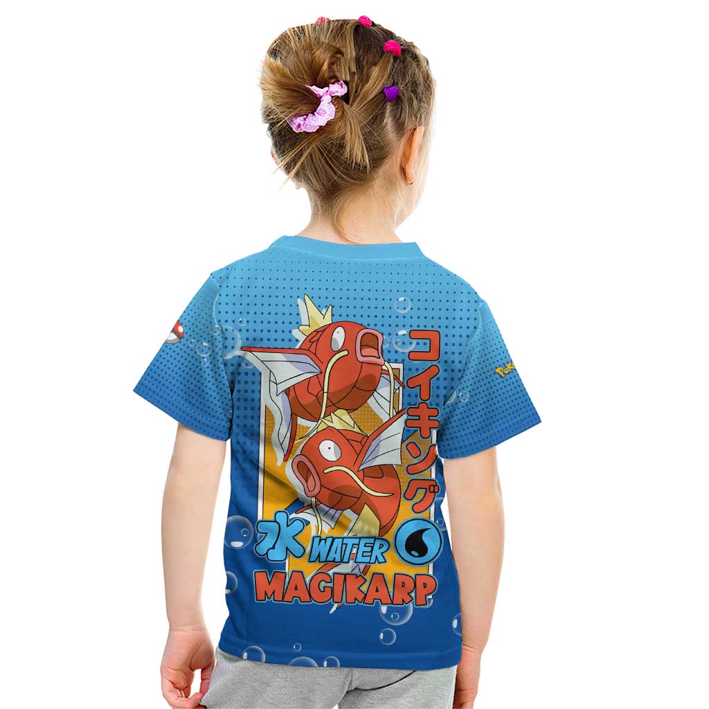Magikarp from Poké Kid T Shirt with Water Type Power and Splashing Design - The Mazicc