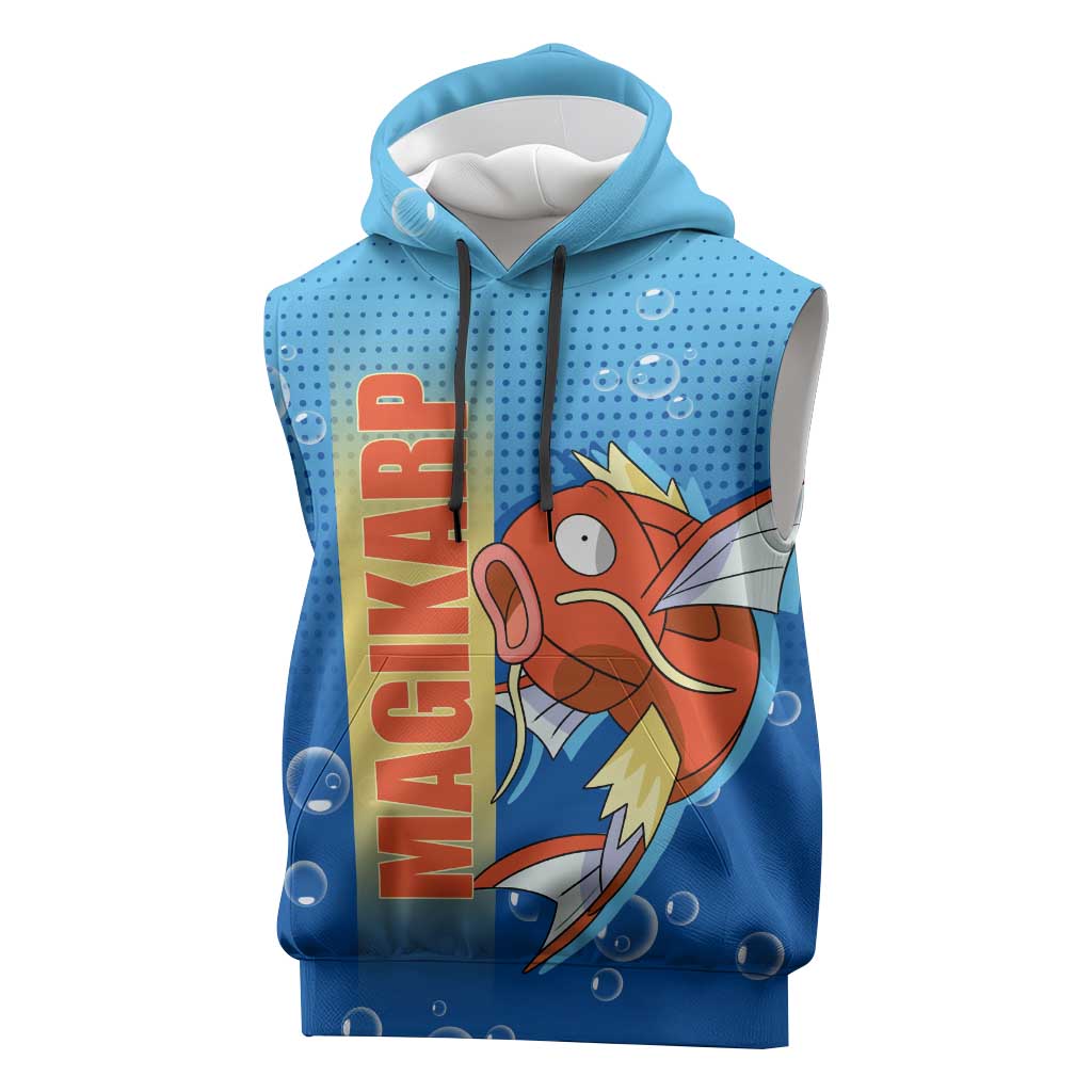 Magikarp from Poké Sleeveless Hoodie with Water Type Power and Splashing Design - The Mazicc
