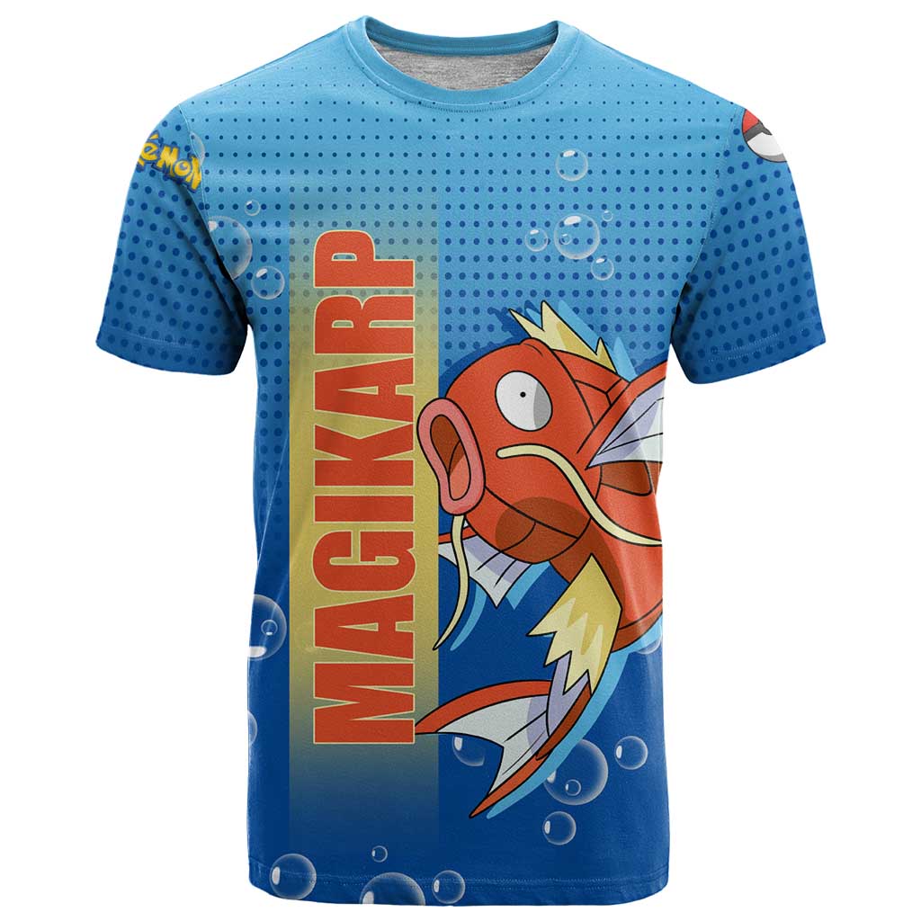 Magikarp from Poké T Shirt with Water Type Power and Splashing Design - The Mazicc